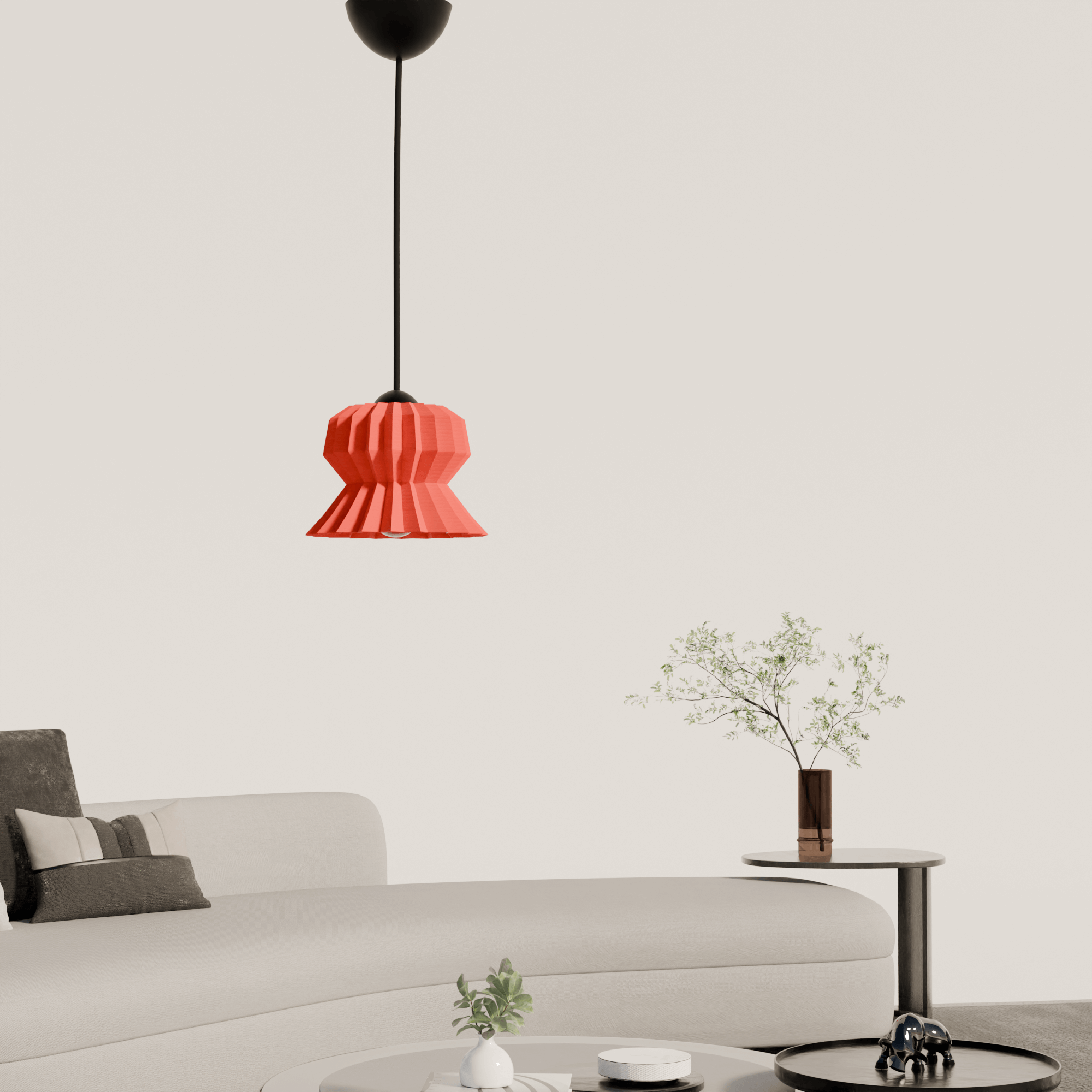 Ostia design hanglamp rode editie 