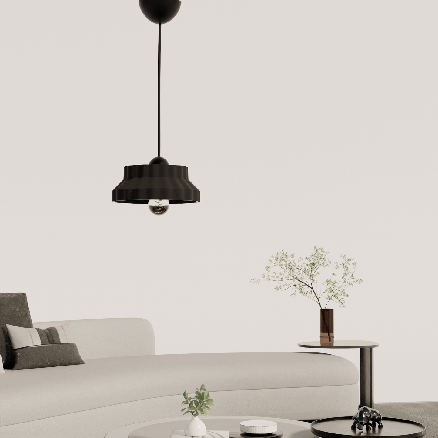 Ferrara design pendant lamp black edition