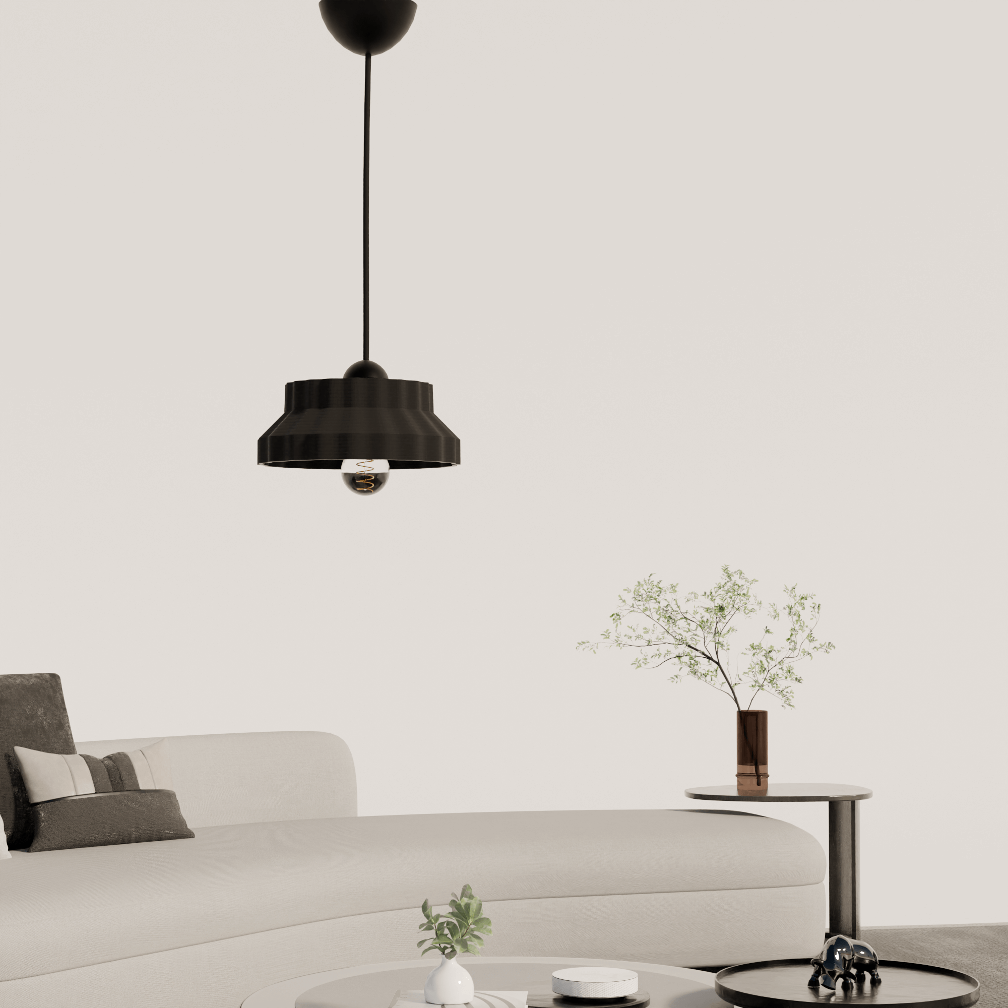 Ferrara design hanglamp zwarte editie 