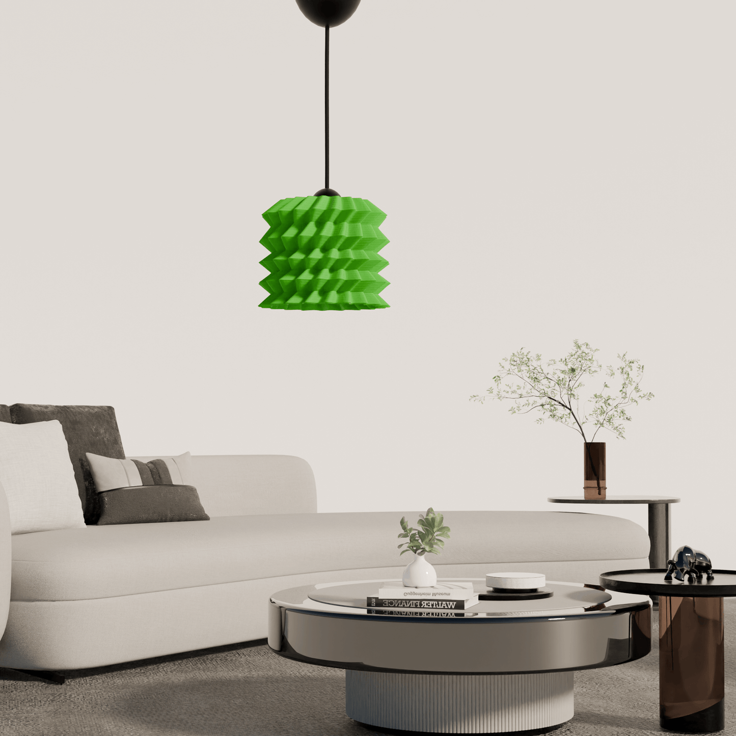 Amandola design pendant lamp green edition