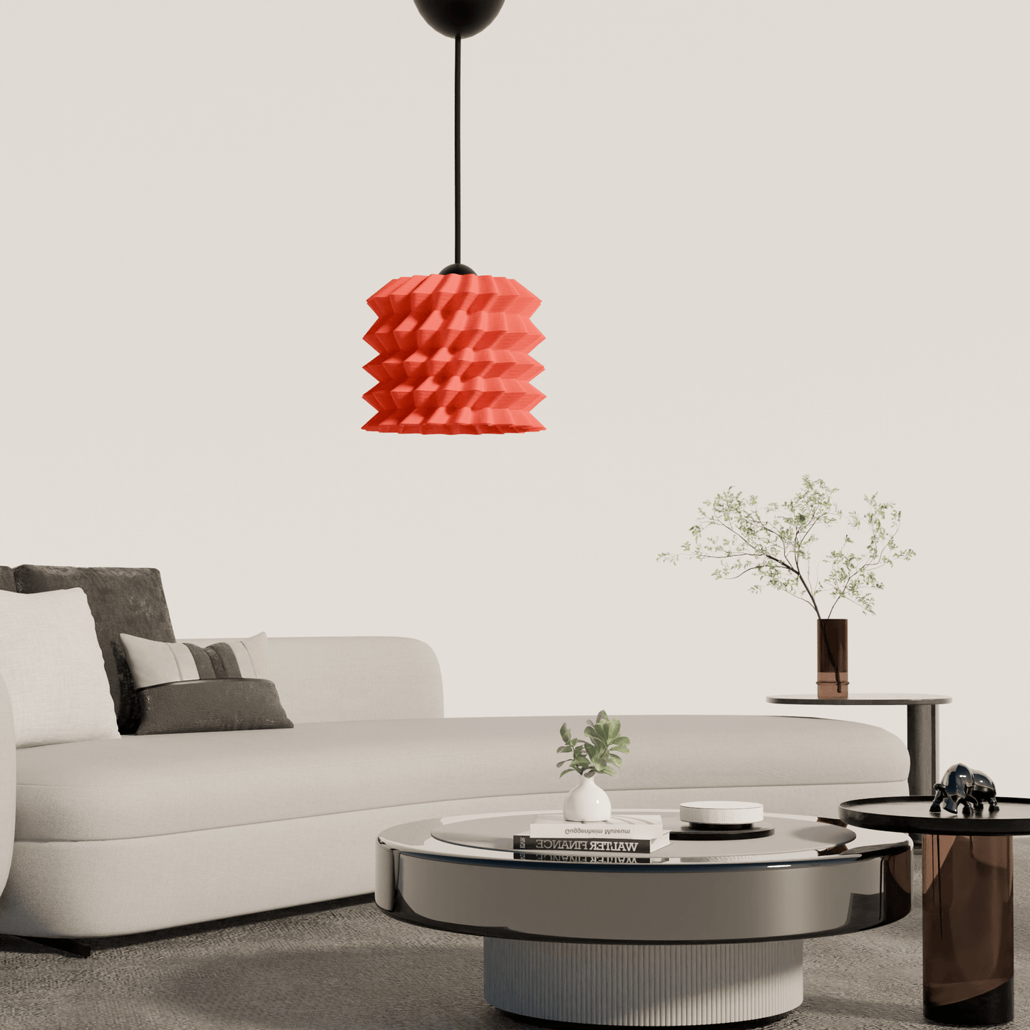 Amandola design pendant lamp red edition