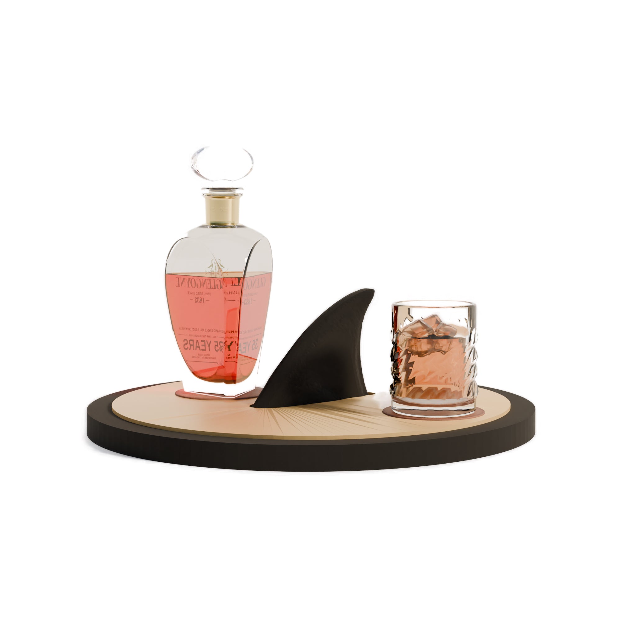 Shark Fin Serving Tray