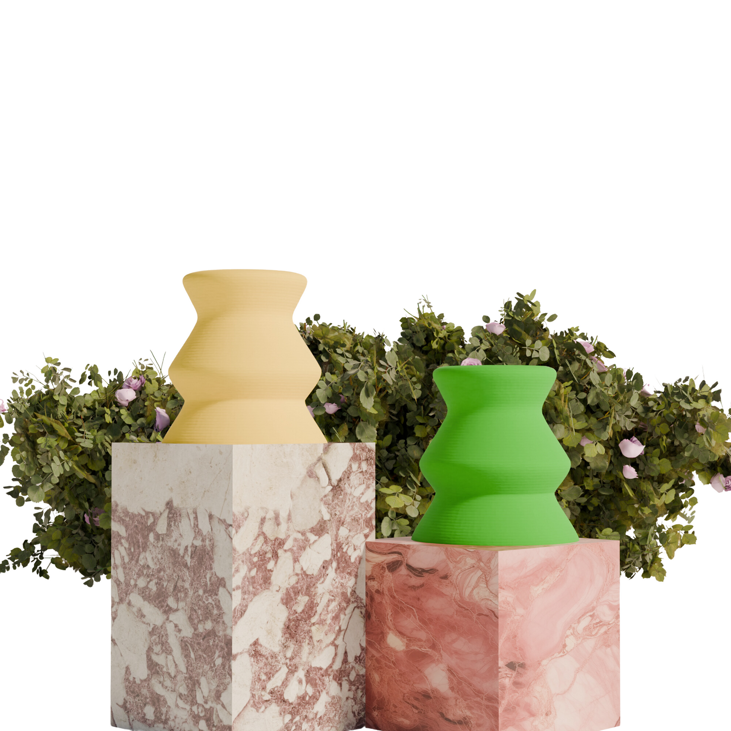 Trapani design vase green edition