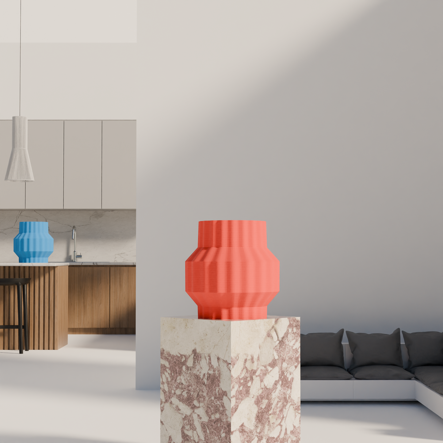 Ferrara design vase red edition