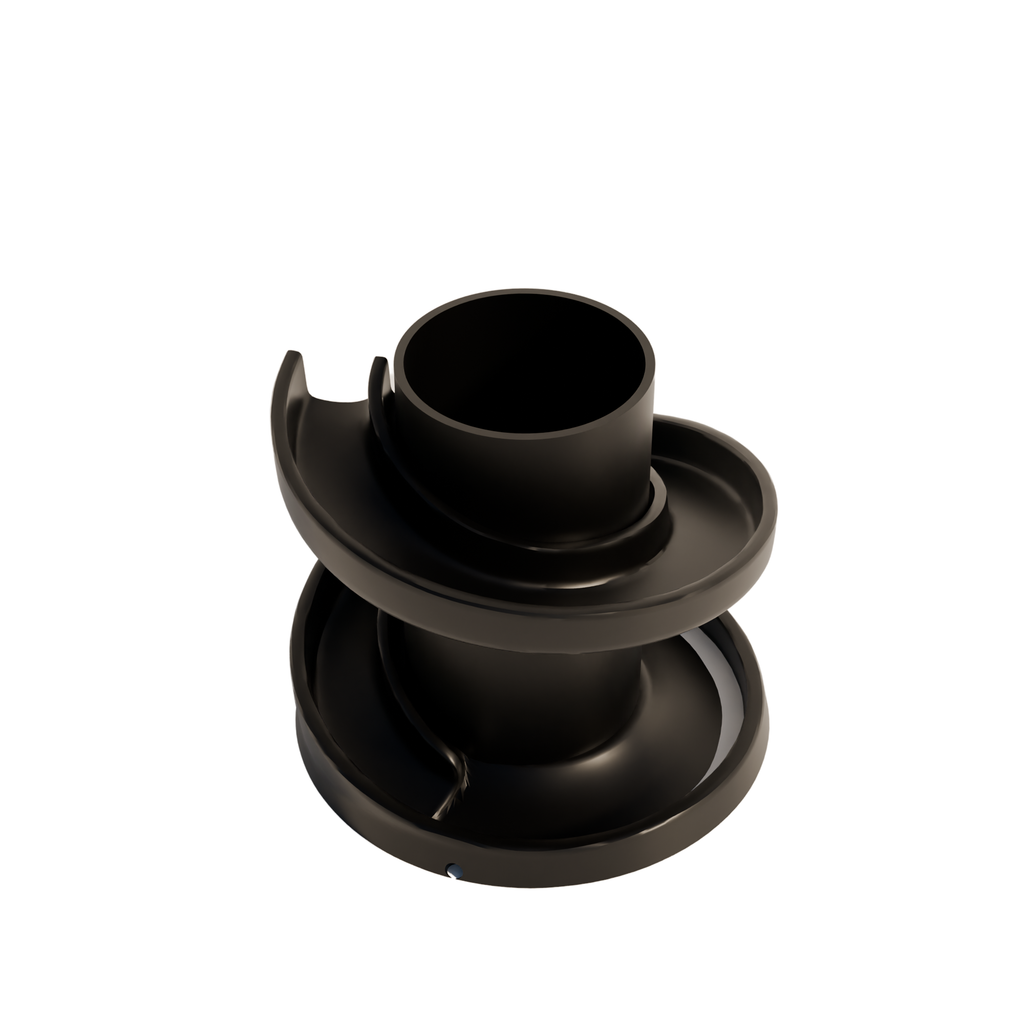 Fiastra Spiral Nespresso Capsule Organizer - Black - spiral zwart leeg bovenaanzicht 1