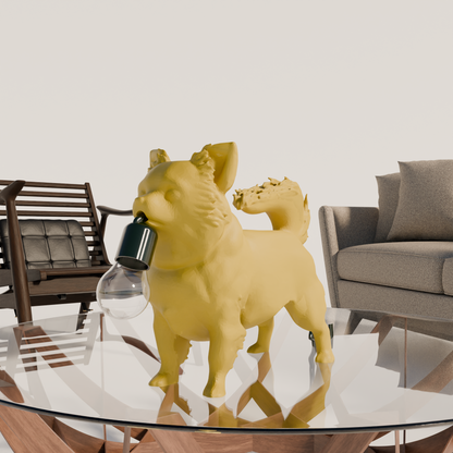 Chihuahua Table Lamp