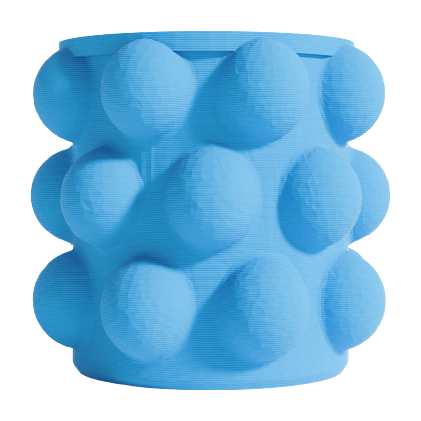 Vaso design Numana edizione blu