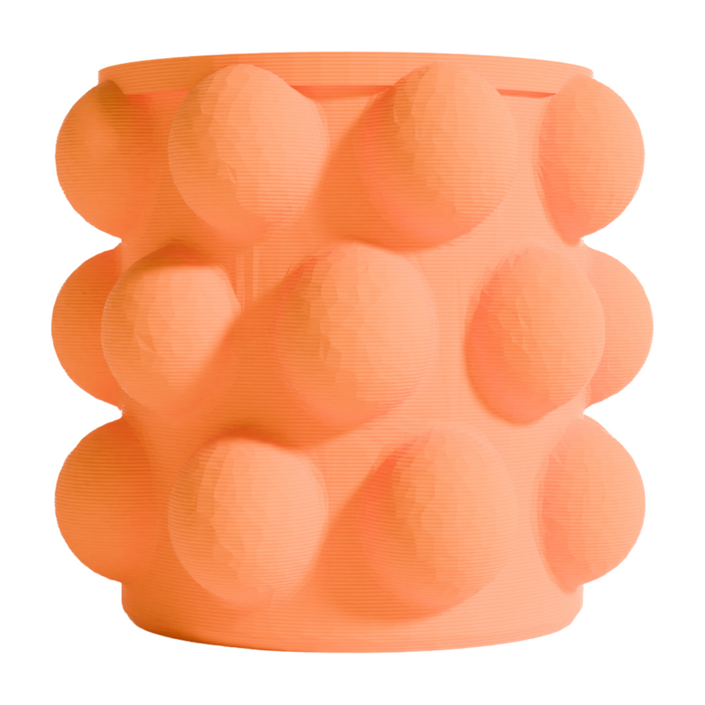 Vaso design Numana edizione arancione
