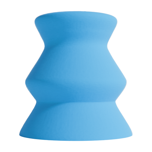 Trapani design vase blue edition