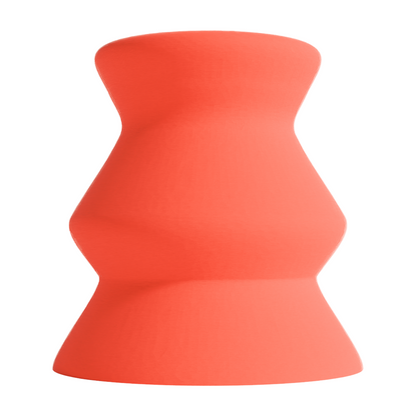 Trapani design vase red edition