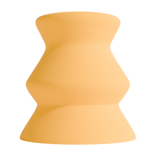 Trapani design vase yellow edition